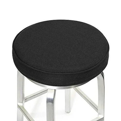 Shinnwa Bar Stool Cushions,memory Foam Bar Stool Covers Round Cushion with Non-slip Backing and Elastic Band