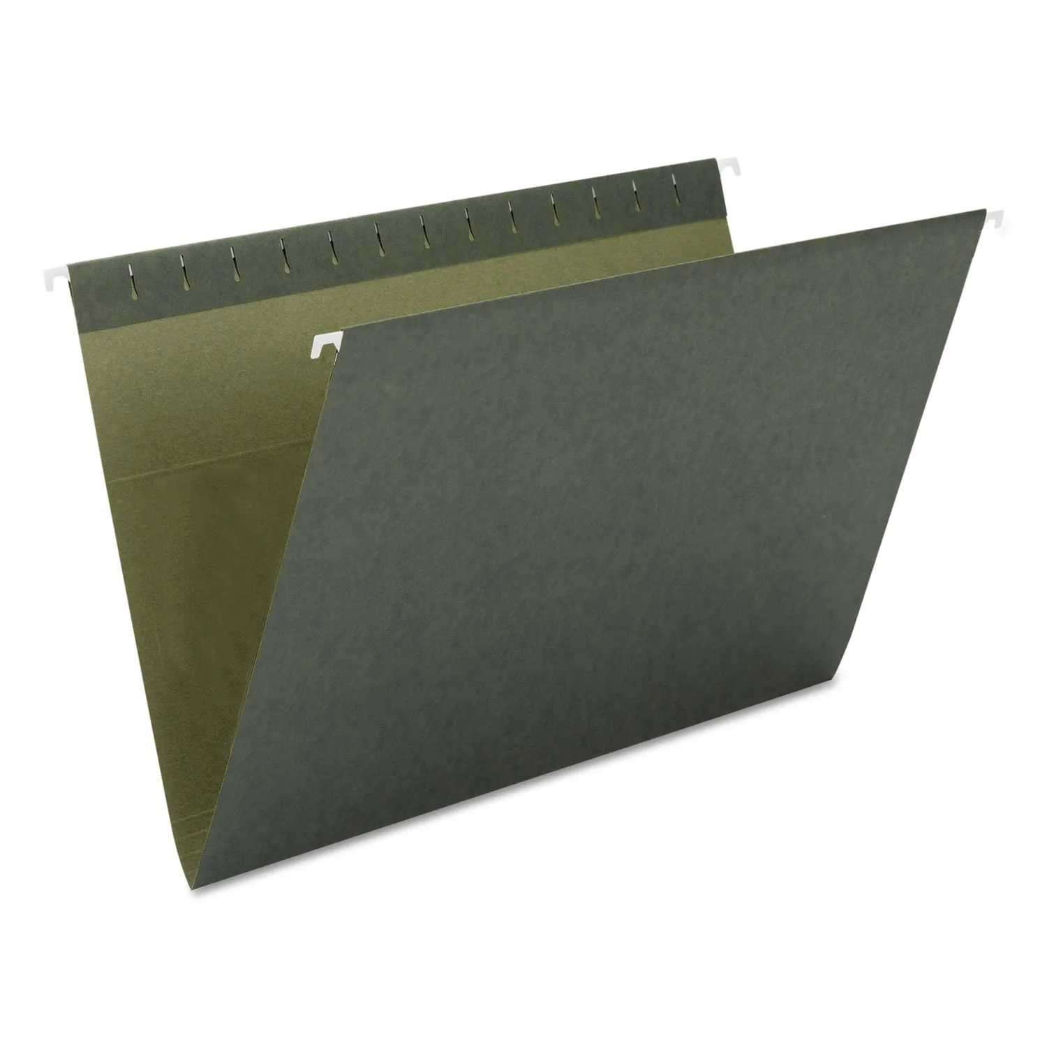 Smead 64010 Standard Green Hanging File Folders - Letter - 8.50&#034; X 11&#034; - 2&#034;