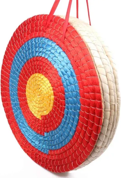 Archery Targets Traditional Solid Straw Round Archery Target Shooting Bow Colour