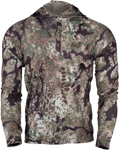 Kryptek Men's Sonora Hooded, Lightweight Sun Protective Hot Weather Hunting Shirt