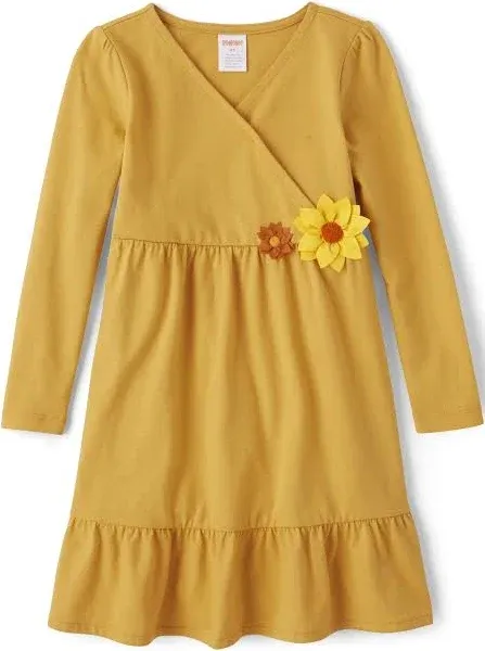 Gymboree Girls' and Toddler Long Sleeve Knit Casual Dresses