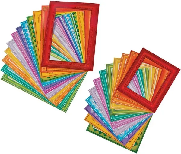 Bright Frames Paper Frames Stationery 24 Pieces