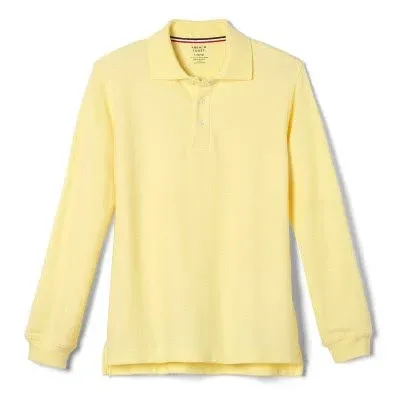 French Toast Boys Long Sleeve Pique Polo