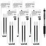 Uni-ball Signo Impact 207 Rt (Retractable) Refills, Black Ink, 1.0 Mm Bold Po...