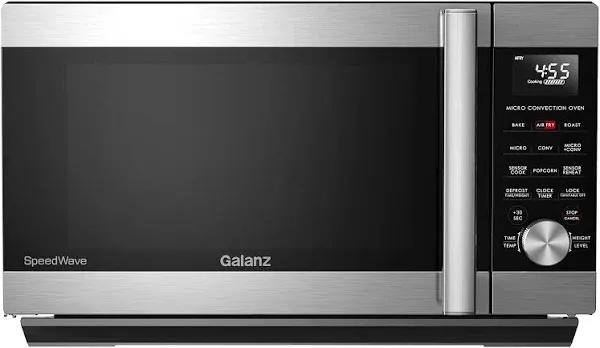 Galanz GSWWA12S1SA10 3-in-1 SpeedWave with 1.2 Cu.Ft, Stainless Steel