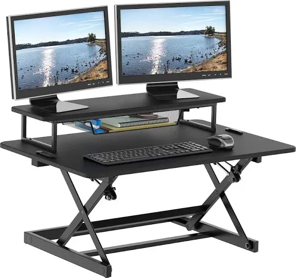 SHW 36-Inch Height Adjustable Standing Desk