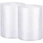 packbabol Bubble Cushioning Wrap Rolls 2-Pack, 12 inch x 72 Feet 3/16" Air Bubble, Bubble Moving Wrap for Packing, Moving Supplies, Small Business