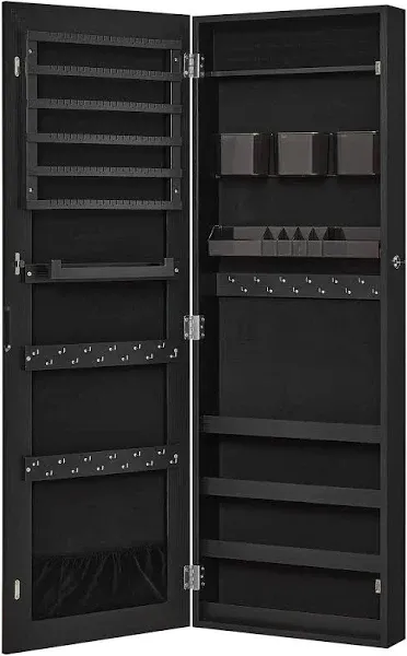 SONGMICS Mirror Jewelry Cabinet Armoire