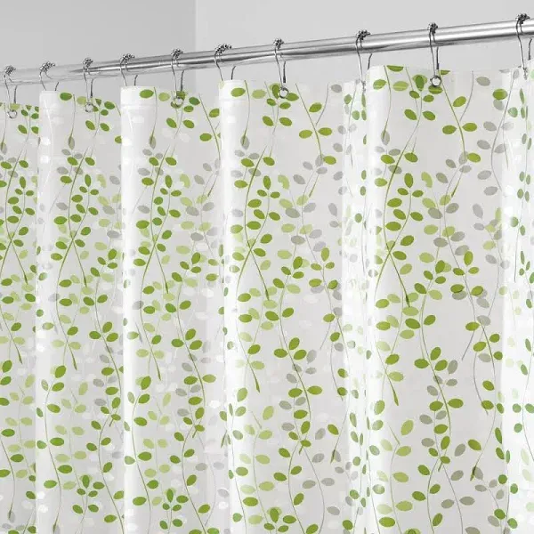 InterDesign Green Vine PEVA Shower Curtain 32480