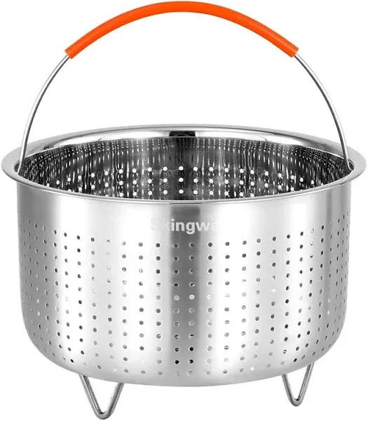 Skingwa Steamer Basket for Instant Pot, Vegetable Steamer Basket Stainless Steel Steamer Basket Insert for Pots (3qt)