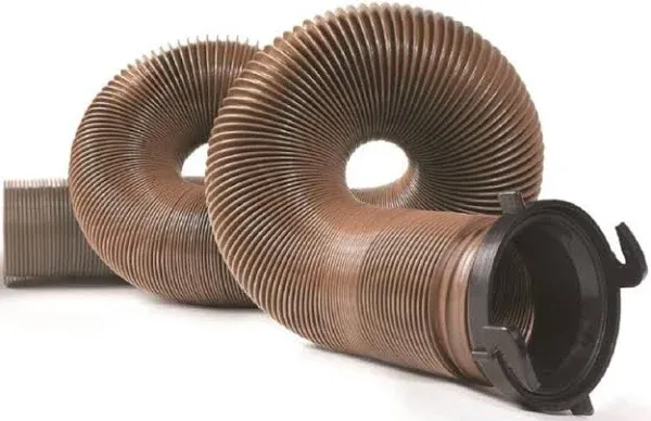 Camco 39691 15 Ft. Brown Sewer Hose w/Coupler