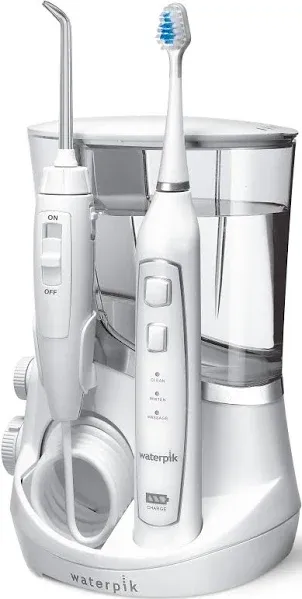Waterpik Sensonic Complete Care Water Flosser and Rechargeable Electric Toothbrush Combo Set