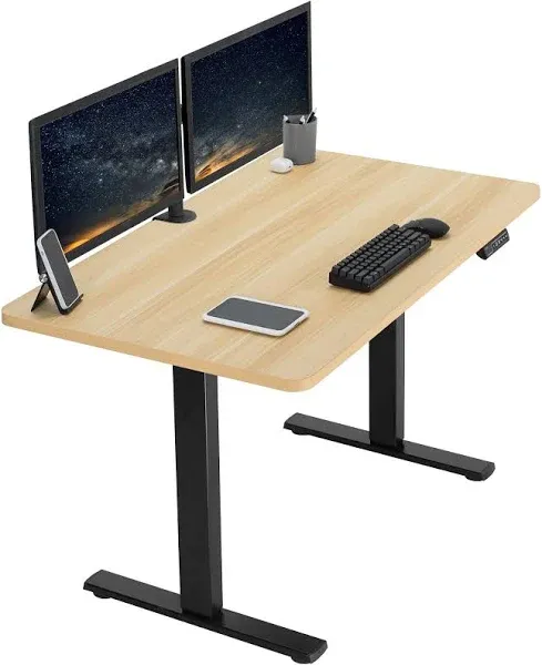 VIVO Electric Height Adjustable 60 X 24 Inch Memory Stand up Desk, Dark Gray Sol