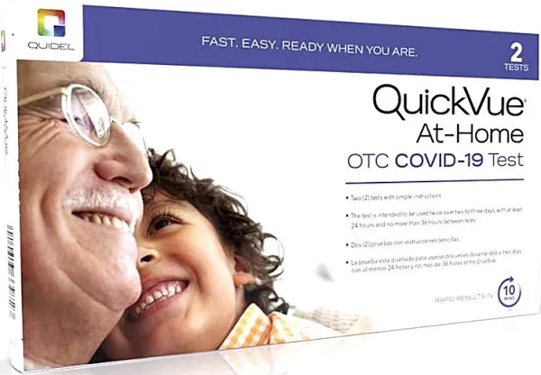 QUIDEL QUICKVUE At-Home OTC COVID-19, 25 test/kit