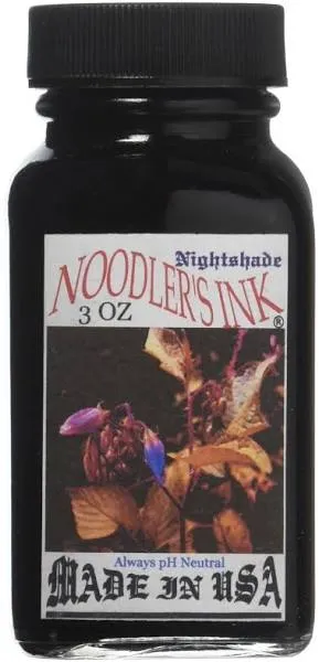 Noodler's Ink Fountain Pen Bottled Ink 3oz Nightshade