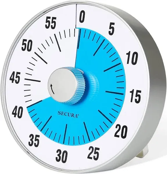 Secura 7.5-Inch Oversize Visual Countdown Timer