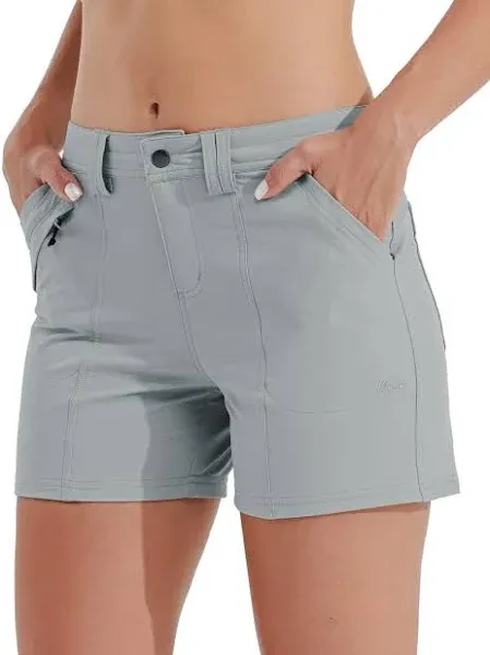 Willit Women's Golf Hiking Shorts Quick Dry Athletic Casual Summer Shorts with Pockets 4.5 in