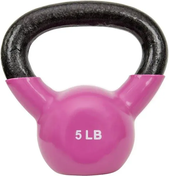 Sunny Health & Fitness 10 lbs Vinyl Coated Kettle Bell