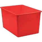 Teacher Created Resources Red Plastic Multi-Purpose Bin