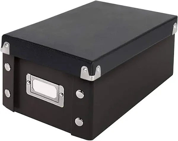 Snap-N-Store Collapsible Index Card File Box