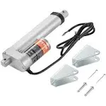 VEVOR Linear Actuator 12V 4 inch High Load 330lbs/1500N Linear Actuator 0.19"/s Linear Motion Actuator with Mounting Bracket and IP54 Protection