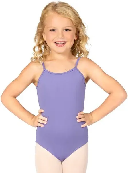 Bloch Dance Girls Parem Microlux Camisole Leotard, Black, 6X-7