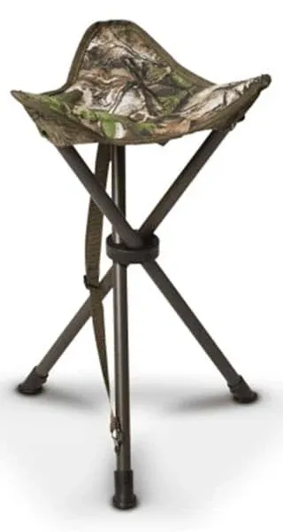 Hunters Specialties Tripod CamoStool - Hunting Camping Fishing Lightweight Compact Collapsible Triangular Chair