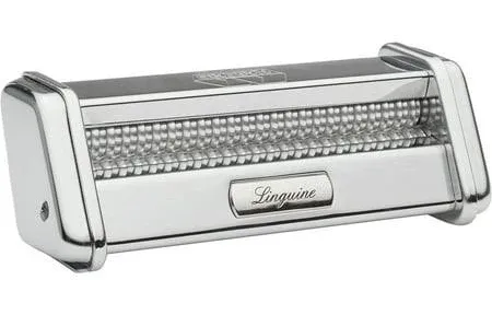 Marcato Linguini Cutter Attachment for Atlas 150 Pasta Machine, Made in Italy, Silver