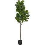 4.5&rsquo; Fiddle Leaf Fig Artificial Tree