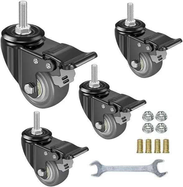 Yeemigos 2 Inch Swivel Caster Wheels Set of 4