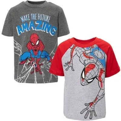 Marvel Spider-Man Toddler Boys 2 Pack T-Shirts