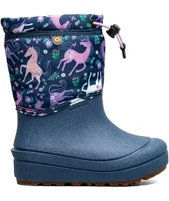 BOGS Unisex-Child Snow Shell Boots-Unicorn Meadow (Toddler/Little Big Kid)