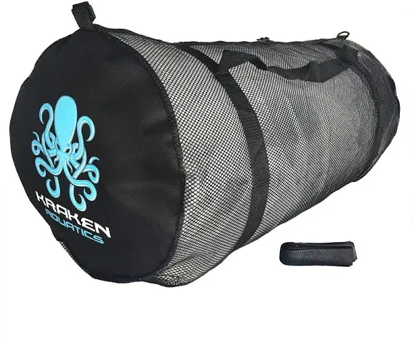 Mesh Dive Duffle Bag with Shoulder Strap | for Scuba Diving, X-Large