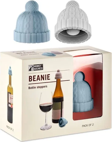 BEANIE Double Bottle stoppers - Double pack