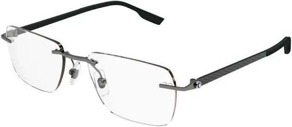 MONTBLANC Sunglasses MB 0185 O- 003 Gunmetal/Transparent Grey