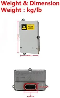 Replacement 5DV 008 290-00 Xenon HID Ballast Headlight Control Unit Module Compatible with Audi, BMW, Mercedes, Jaguar, Saab, Land Rover, Ford - Warranty