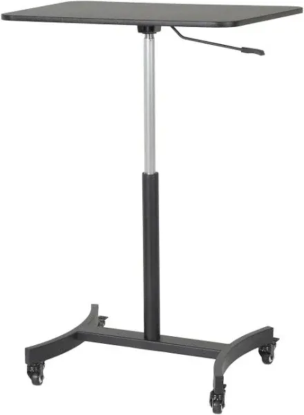 Victor DC500 High Rise Collection Mobile Adjustable Standing Desk (Single-Tier)