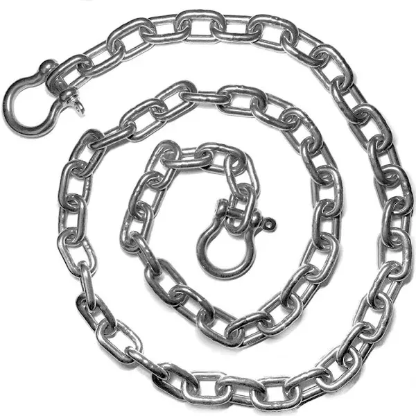 US Stainless Stainless Steel 316 Anchor Chain 6mm Long Shackles