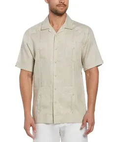 Cubavera Men's Short Sleeve 100% Linen Guayabera