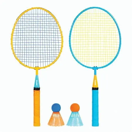 Franklin Sports Badminton Racket Set - Smashminton, Oversize - 2 Player Backyard