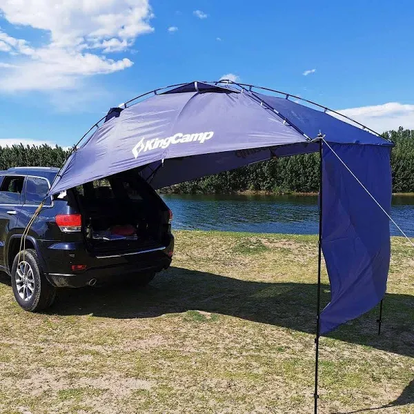 KingCamp SUV Tent Versatility Waterproof Car Awning Sun Shelter, Portable Auto Canopy Camper Trailer Sun Shade for Camping, Outdoor