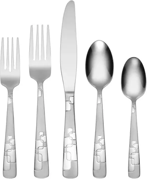 Oneida Quadratic 20-Piece Flatware Set