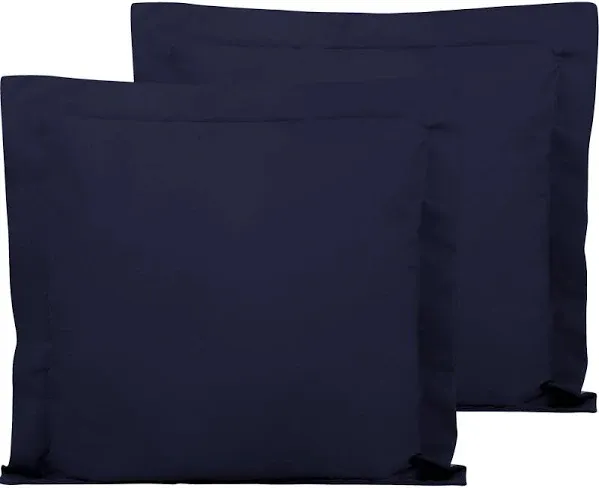 FLXXIE Microfiber Pillow Shams Set of 2, Fade, Wrinkle and Shrinkage Resistant Soft Pillow Covers with Envelope Closure