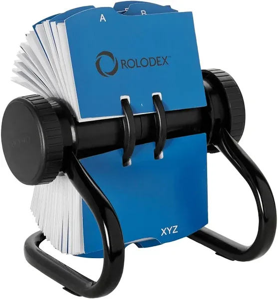 Rolodex Open Rotary Business Card File