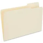 Universal File Folders 1/3 Cut One-Ply Top Tab Third Position Legal Manila 100/Box