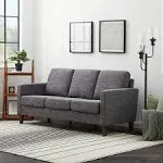 Edenbrook Archer Upholstered Couch - Couches for Living Room - Charcoal Upholstered Couch - Living Room Furniture - Small Couch