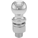 CURT 40068 Chrome Trailer Hitch Ball, 10,000 lbs, 2-5/16-Inch Diameter, 1-1/4 x 2-5/8-Inch Shank