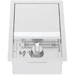 Spire Stainless Steel Built-in Side Burner - Silver