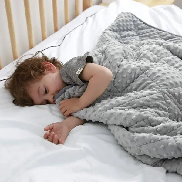  Weighted Blanket for Kids 5lbs 36&#034;x48&#034; Cotton Kids Blanket 36&#034;x48&#034; 5lbs Grey