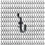 Jucoan 200 Pack Pegboard Hooks J Shape Peg Hooks for 1/4" Pegboard